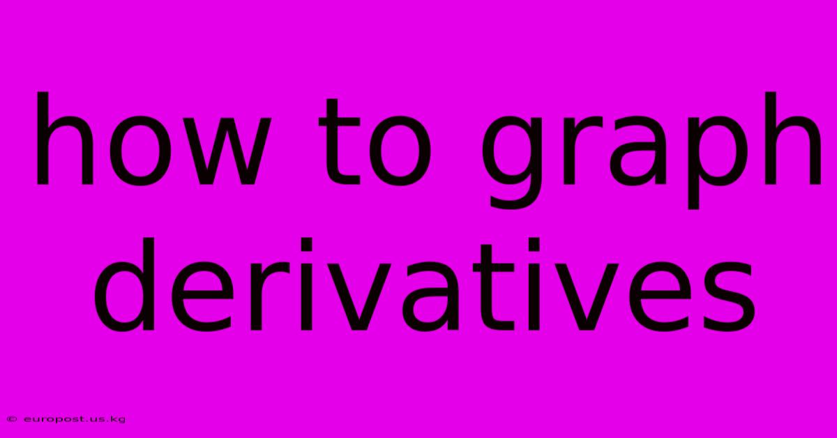 How To Graph Derivatives